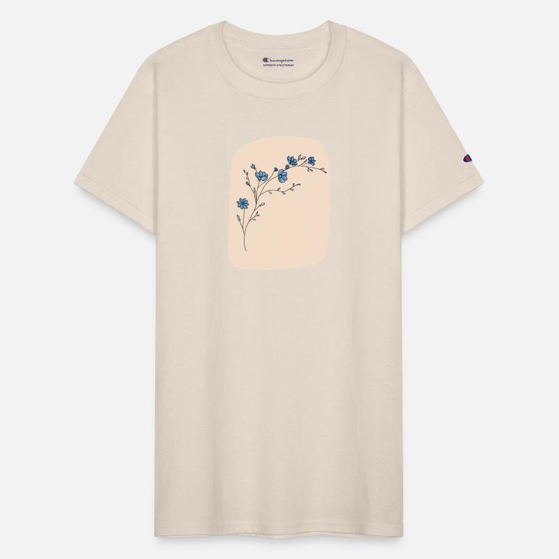 Serene Blue Blossoms