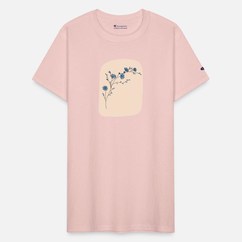 Serene Blue Blossoms