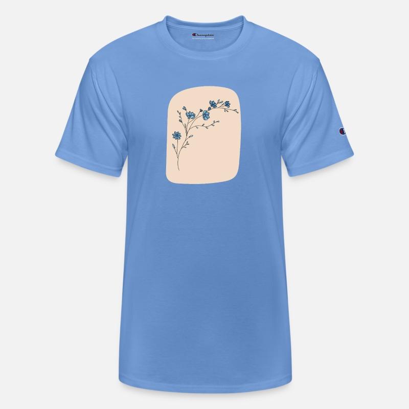 Serene Blue Blossoms