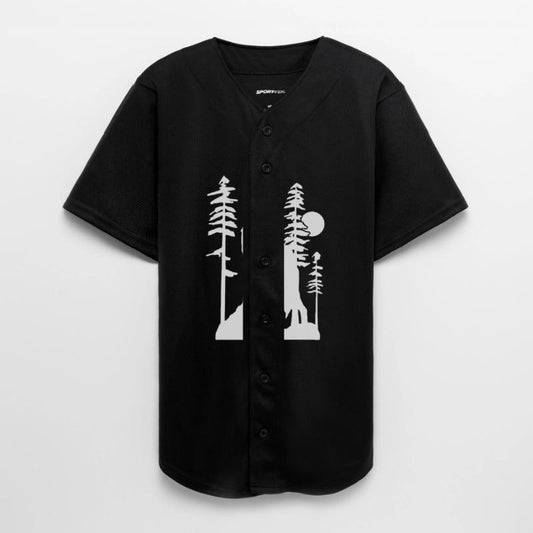 Silhouetted Wolf in Forest Scene