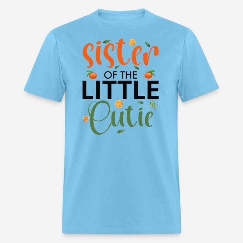 Sister of The Little Cutie Baby Shower Orange