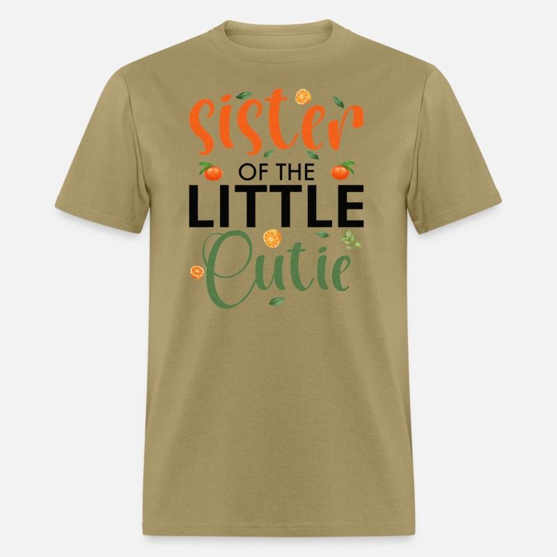 Sister of The Little Cutie Baby Shower Orange