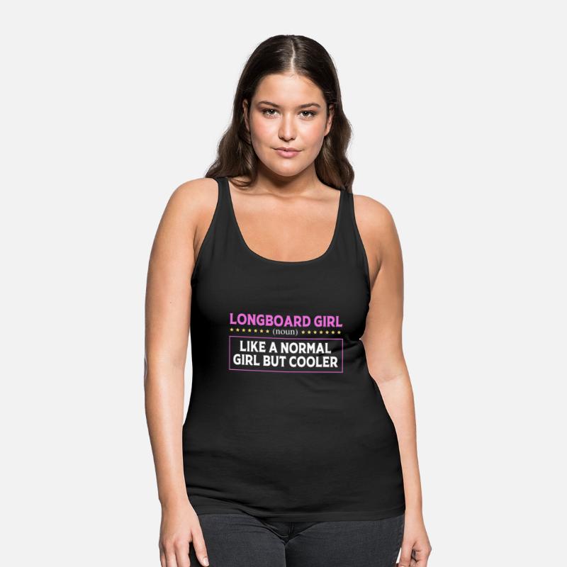 Skateboarding Skater Funny Longboard Girl