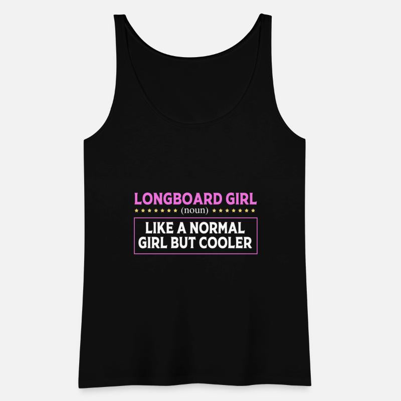 Skateboarding Skater Funny Longboard Girl