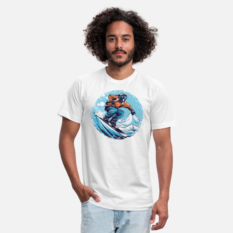 Snowboarding or skiing and then après-ski