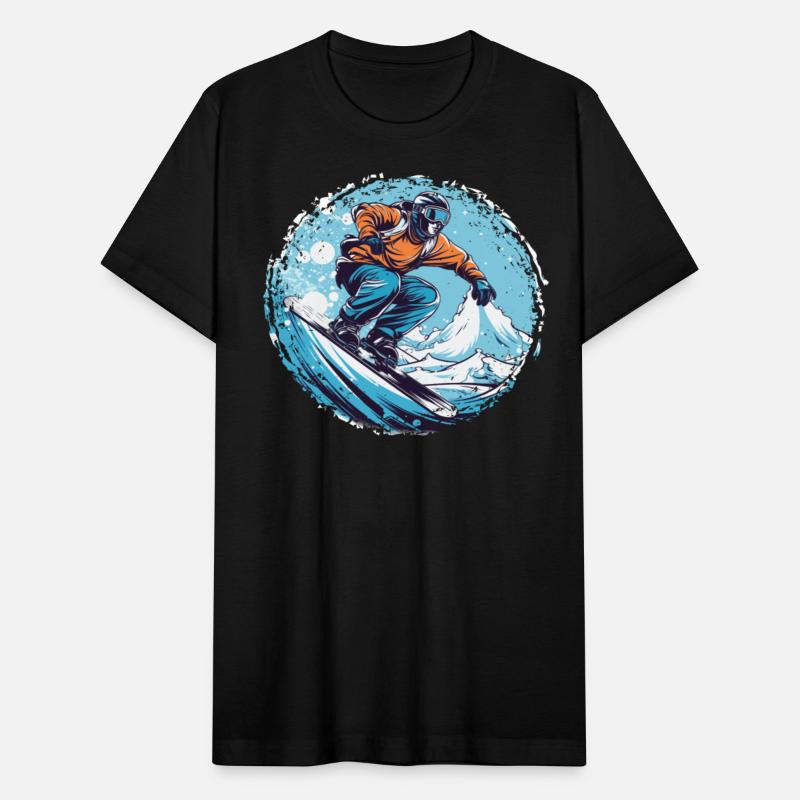 Snowboarding or skiing and then après-ski