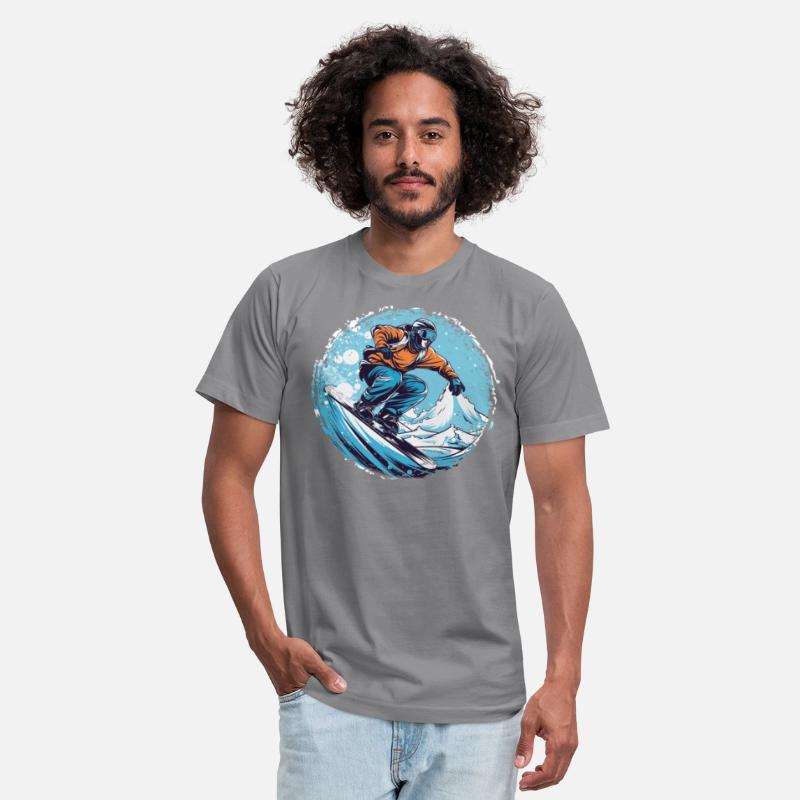 Snowboarding or skiing and then après-ski