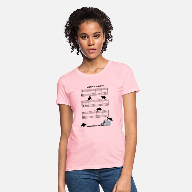 Sound Of Silence - Empty sheet music and raccoons