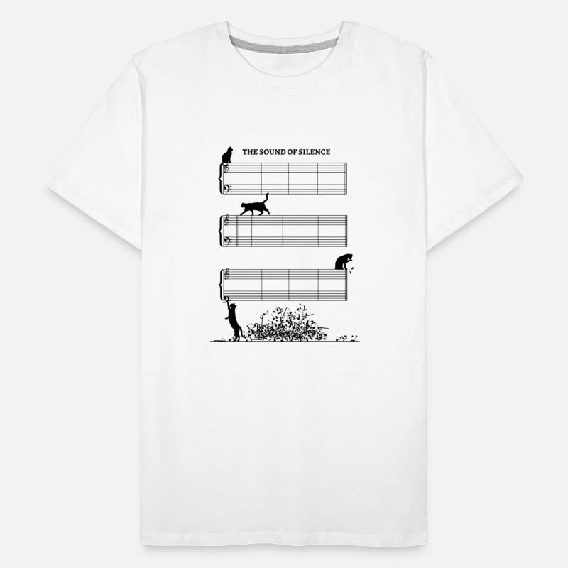 Sound of silence Music Sheet without notes + cats
