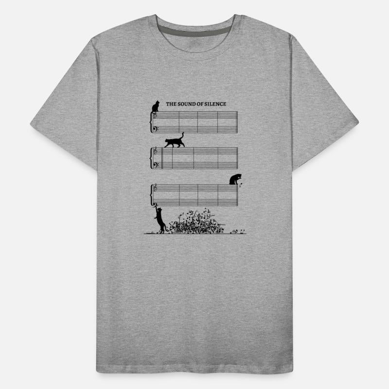 Sound of silence Music Sheet without notes + cats