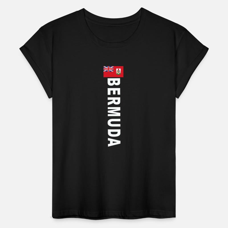 Sports style Left side Text Bermuda