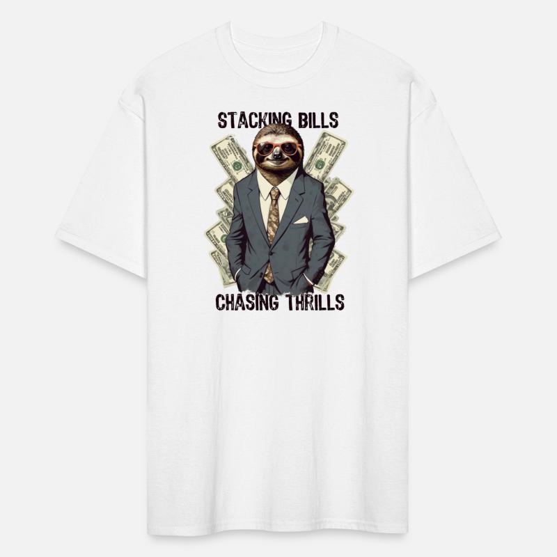 Stacking Bills Chasing Thrills Sloth Entrepreneur