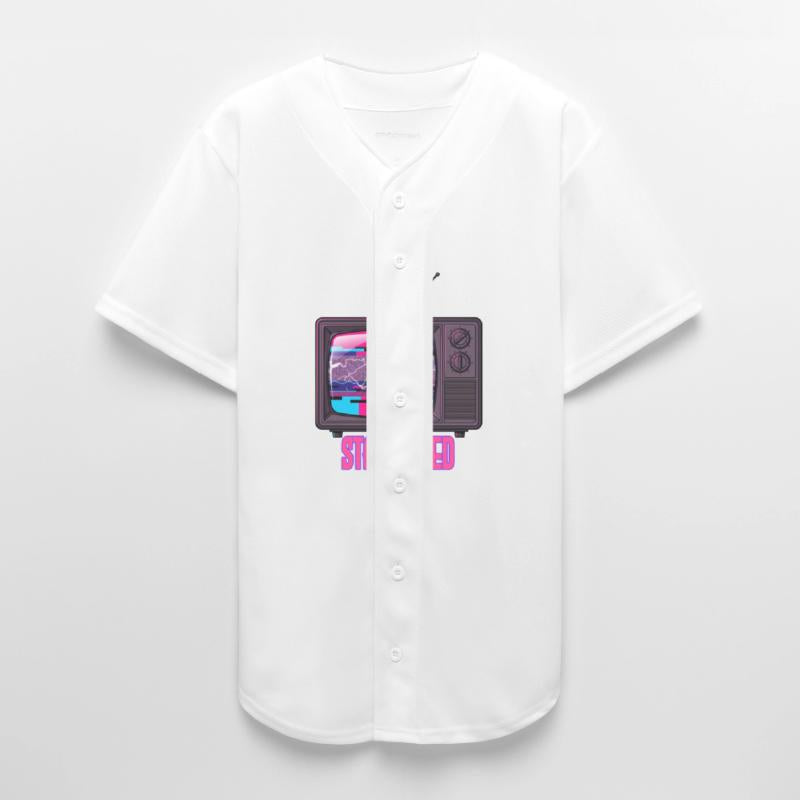 Stay Tuned Retro TV GlitchT-shirt