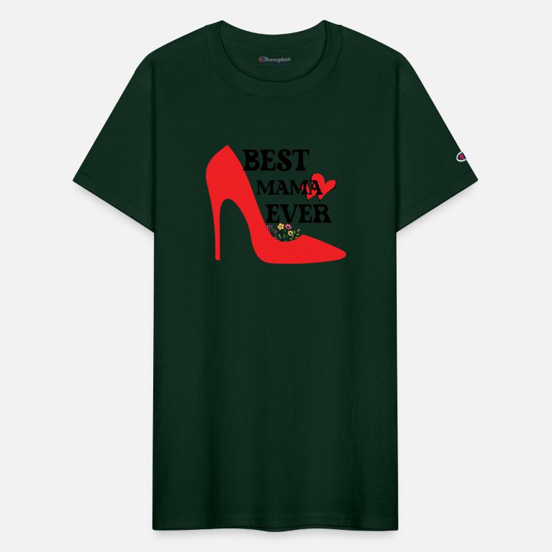 Stylish Supermom: Best Mama Ever in Red Shoes