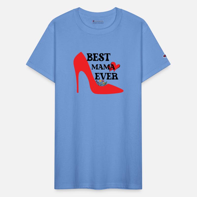 Stylish Supermom: Best Mama Ever in Red Shoes