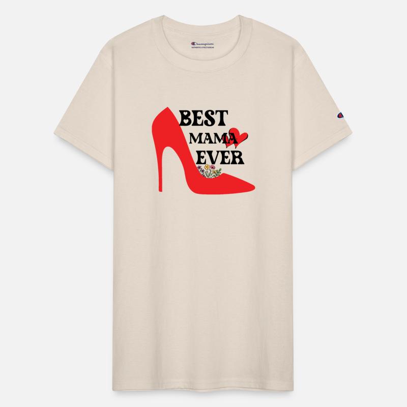 Stylish Supermom: Best Mama Ever in Red Shoes