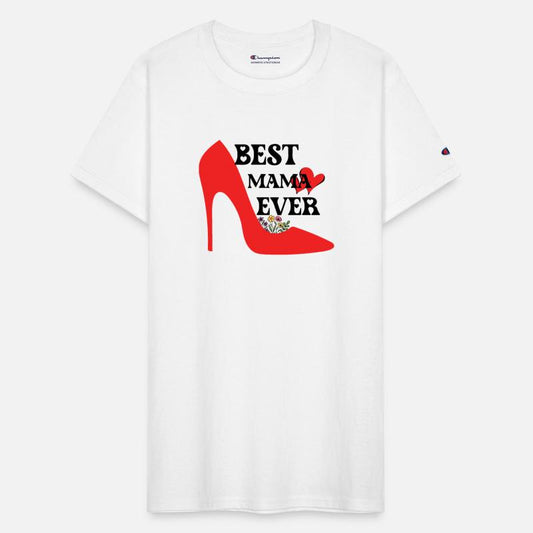 Stylish Supermom: Best Mama Ever in Red Shoes