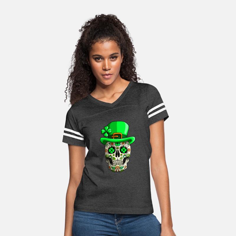 Sugar Skull Saint PatricDay Of Dead