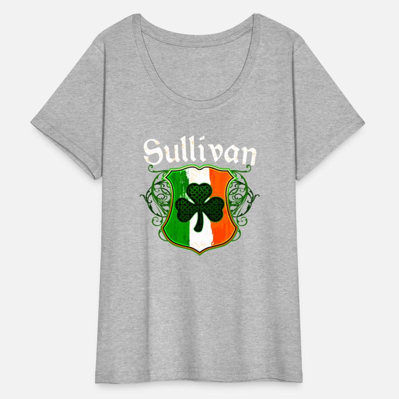 Sullivan Irish Surname Ireland Flag Shamrock