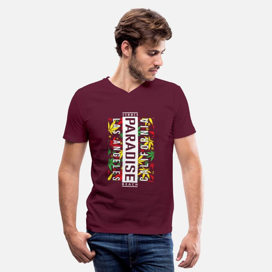 Summer Beach Los Angeles California print t-shirt