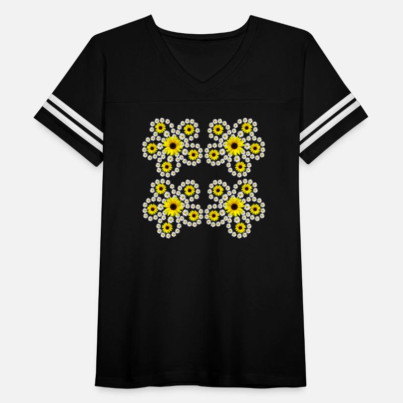 sunflowers daisies blossom floral daisy pattern