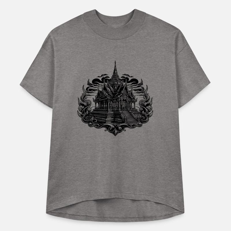 Sunset Behind Exotic Thailand Temple