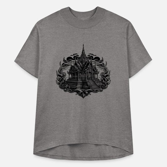 Sunset Behind Exotic Thailand Temple