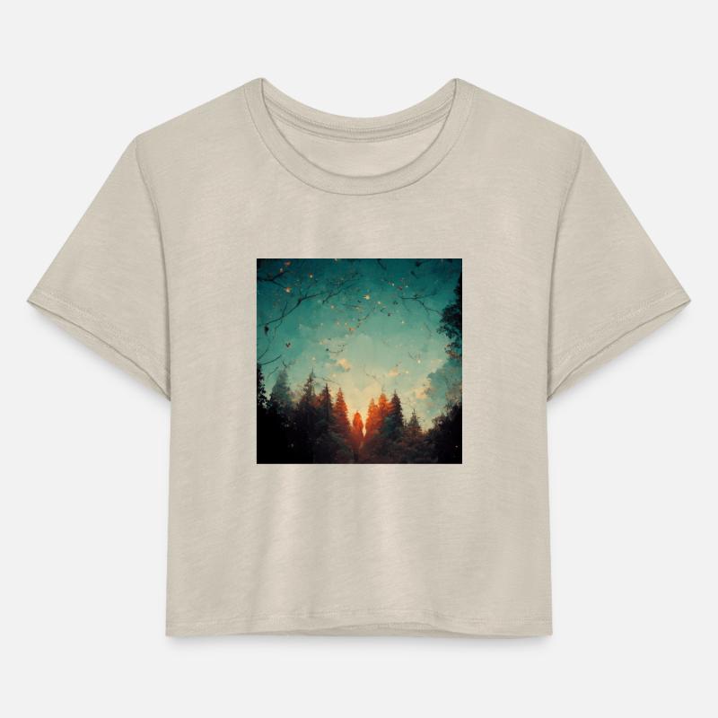 Sunset In The Forest