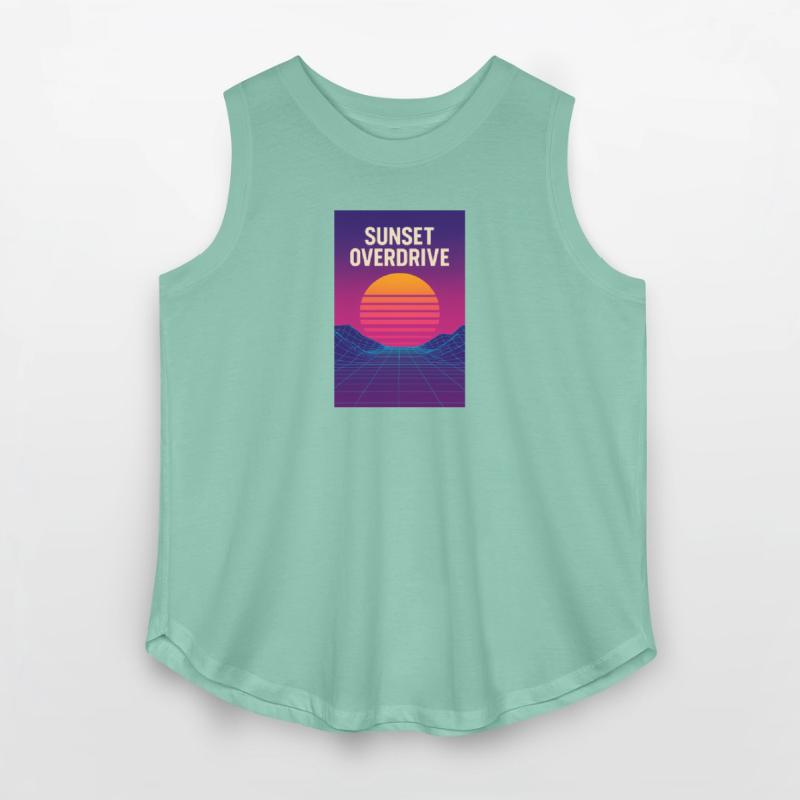 Sunset Overdrive – Vaporwave Summer Vibes Tee