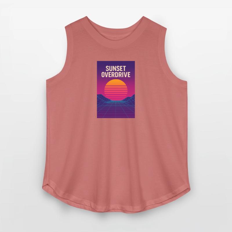 Sunset Overdrive – Vaporwave Summer Vibes Tee