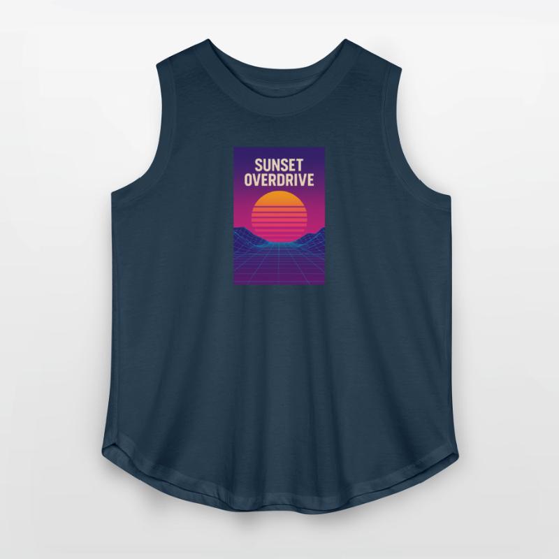 Sunset Overdrive – Vaporwave Summer Vibes Tee