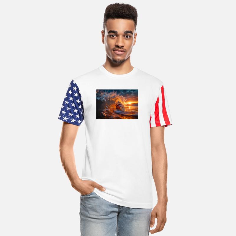 Sunset Wave & Seashell Symphony