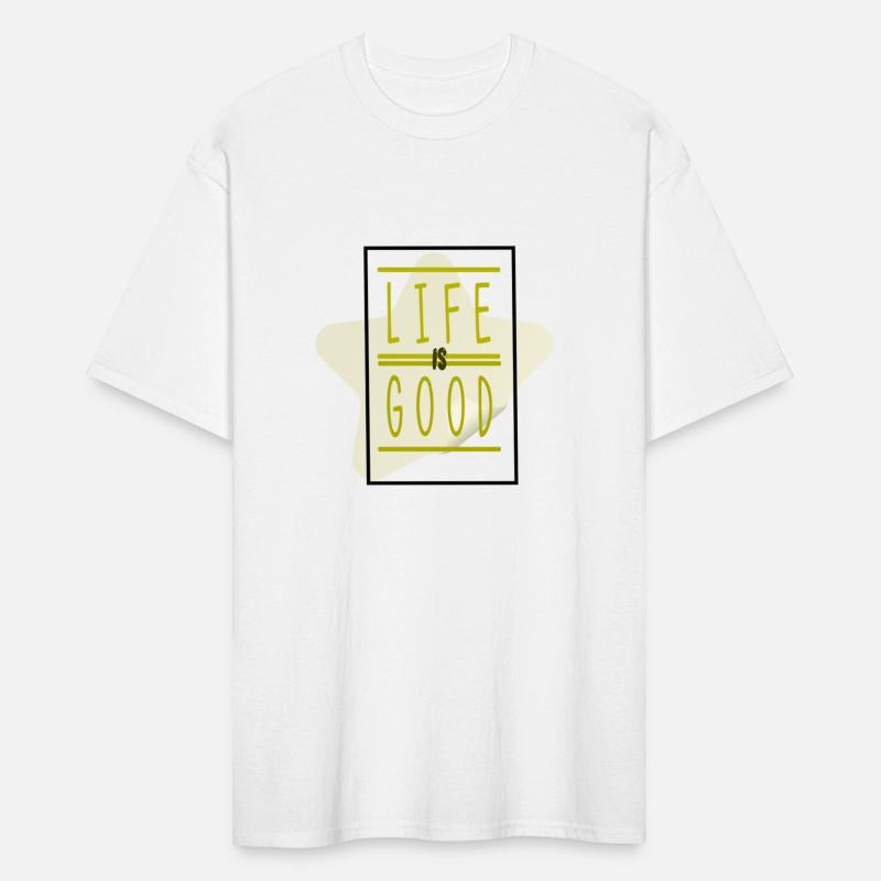 Super soft tee with "Natural Rhythm" design. Garme