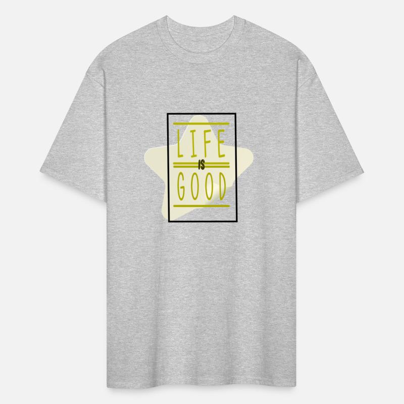 Super soft tee with "Natural Rhythm" design. Garme