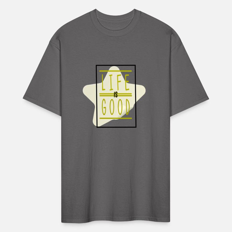 Super soft tee with "Natural Rhythm" design. Garme