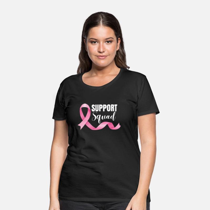 Support Squad Pink Ribbon Breast Cancer Awareness
