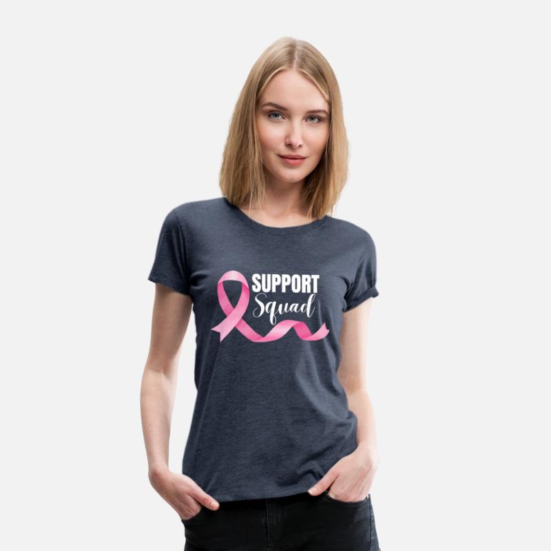 Support Squad Pink Ribbon Breast Cancer Awareness