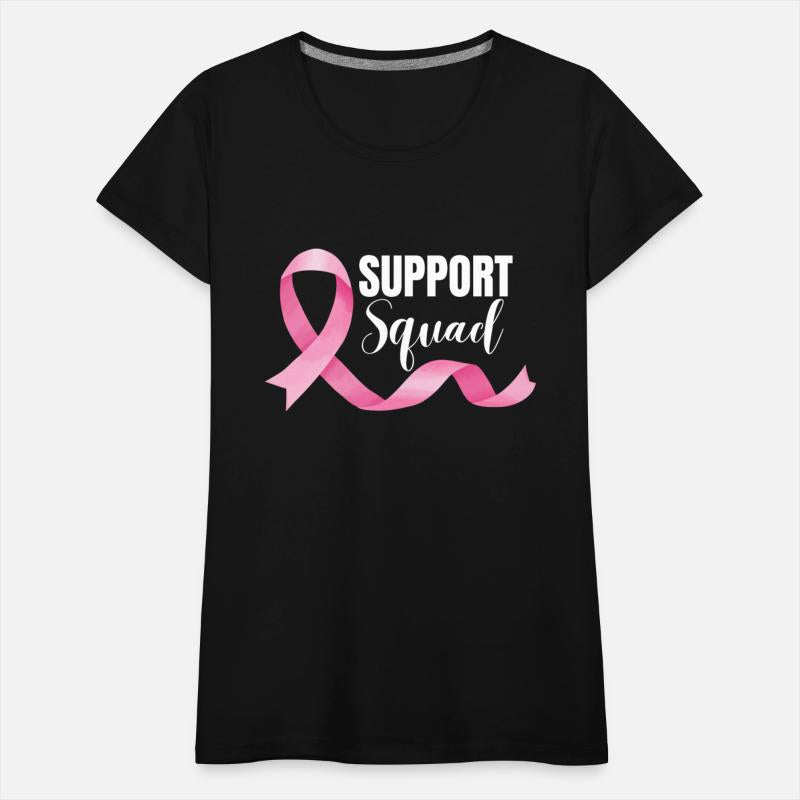 Support Squad Pink Ribbon Breast Cancer Awareness