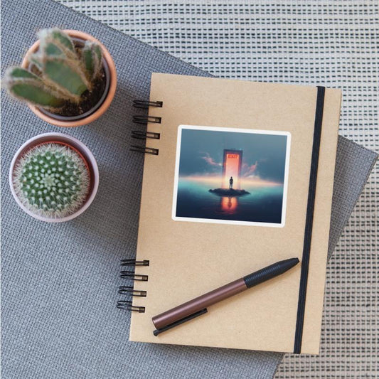 “Surreal Emergency Exit  Minimalist Conceptual Art