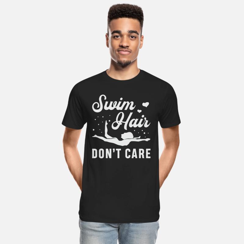 Swim Hair Don't Care Swimming Swimmer Swim Funny