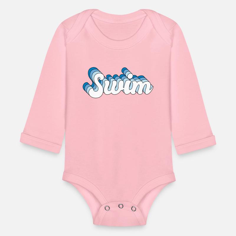Swim Swimming Swimmer Retro Groovy Wave