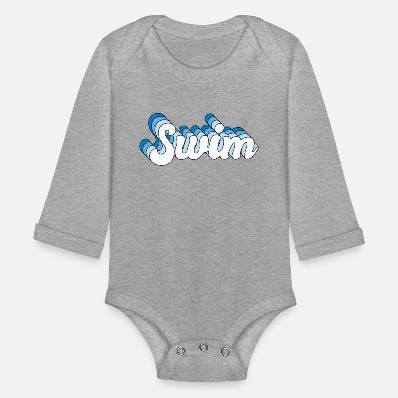 Swim Swimming Swimmer Retro Groovy Wave