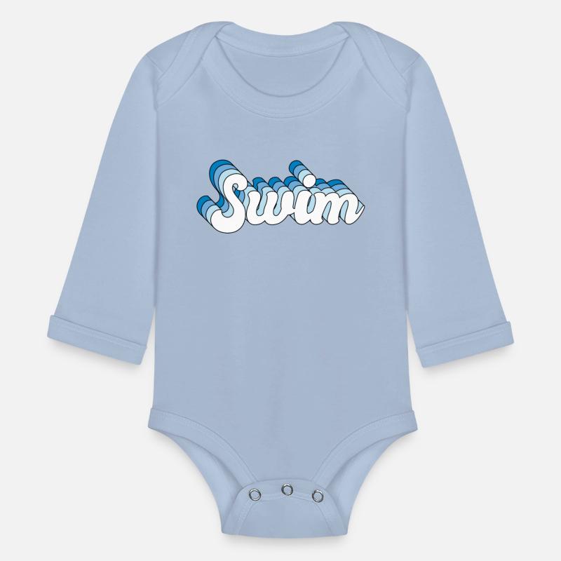 Swim Swimming Swimmer Retro Groovy Wave