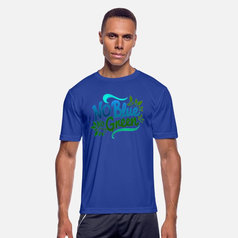 T-Shirt - No Blue No Green | Protect Our Oceans