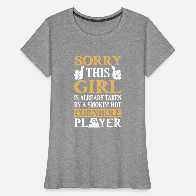 Taken By A Smokin' Hot Cornhole Player Board Bean