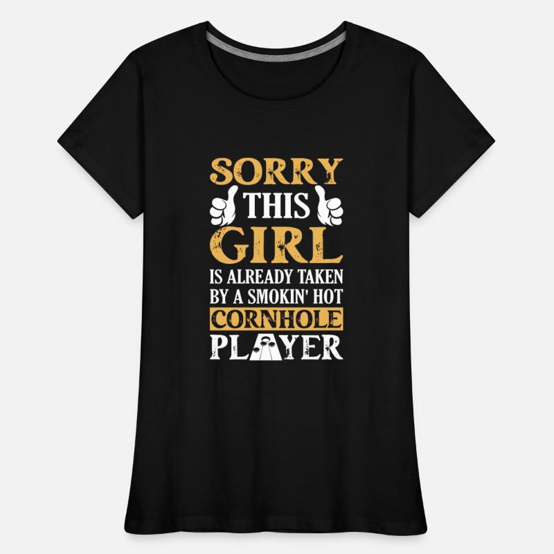 Taken By A Smokin' Hot Cornhole Player Board Bean