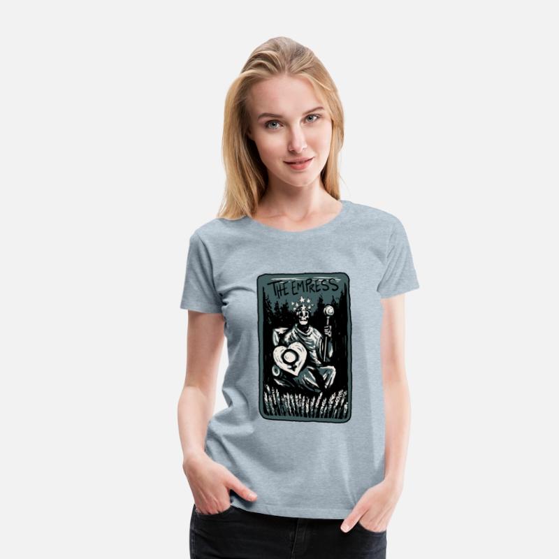 The Empress Skeleton Skull Tarot Card