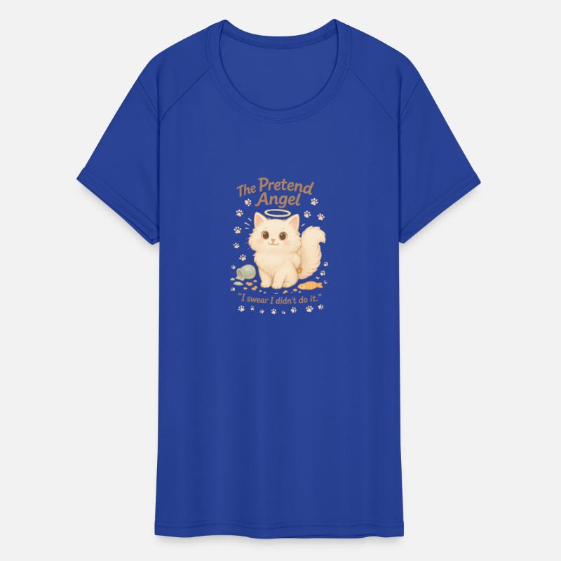 The Pretend Angel Cat – Cute Innocent Kitty with F