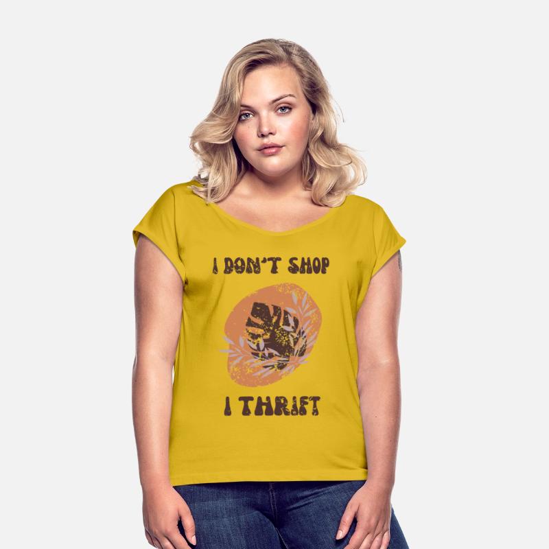 Thrift shopping quote t-shirt and apparel