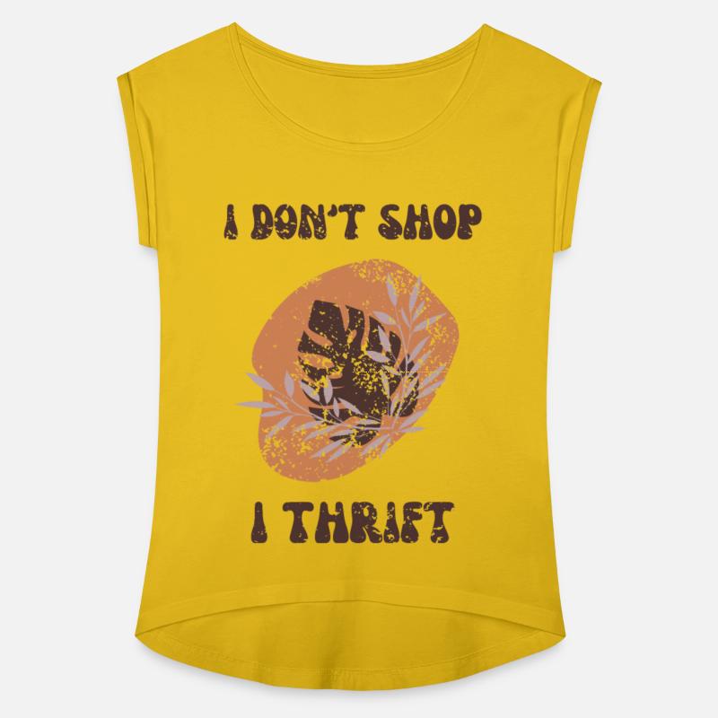Thrift shopping quote t-shirt and apparel